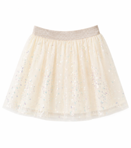 Falda Niña Wonder Nation Beige con Lentejuelas – Elegante y Brillante
