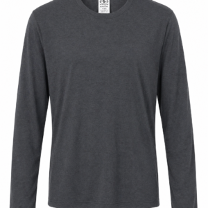 Franela Manga Larga Athletic Black Soot Hombre – Tela Suave, Ajuste Cómodo, Talla XS