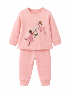 Pijama Infantil Carter’s Rosada de Hadas – Suave, Cómoda, Talla 12-18 Meses